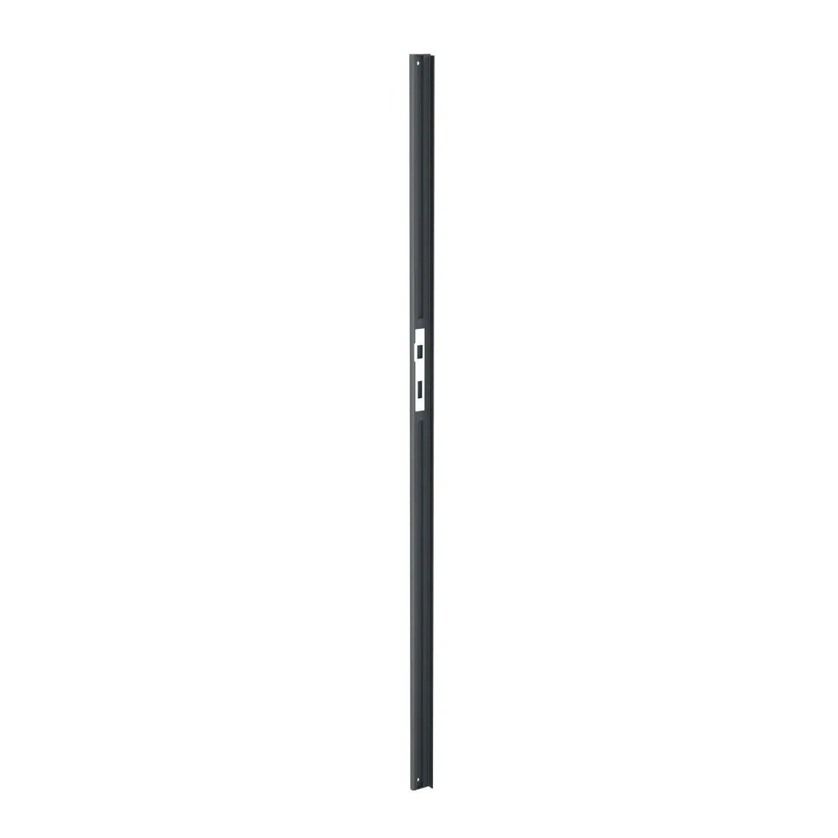 Boston Aanslaglat met Slotlijst 183cm RAL9005 xx183cm