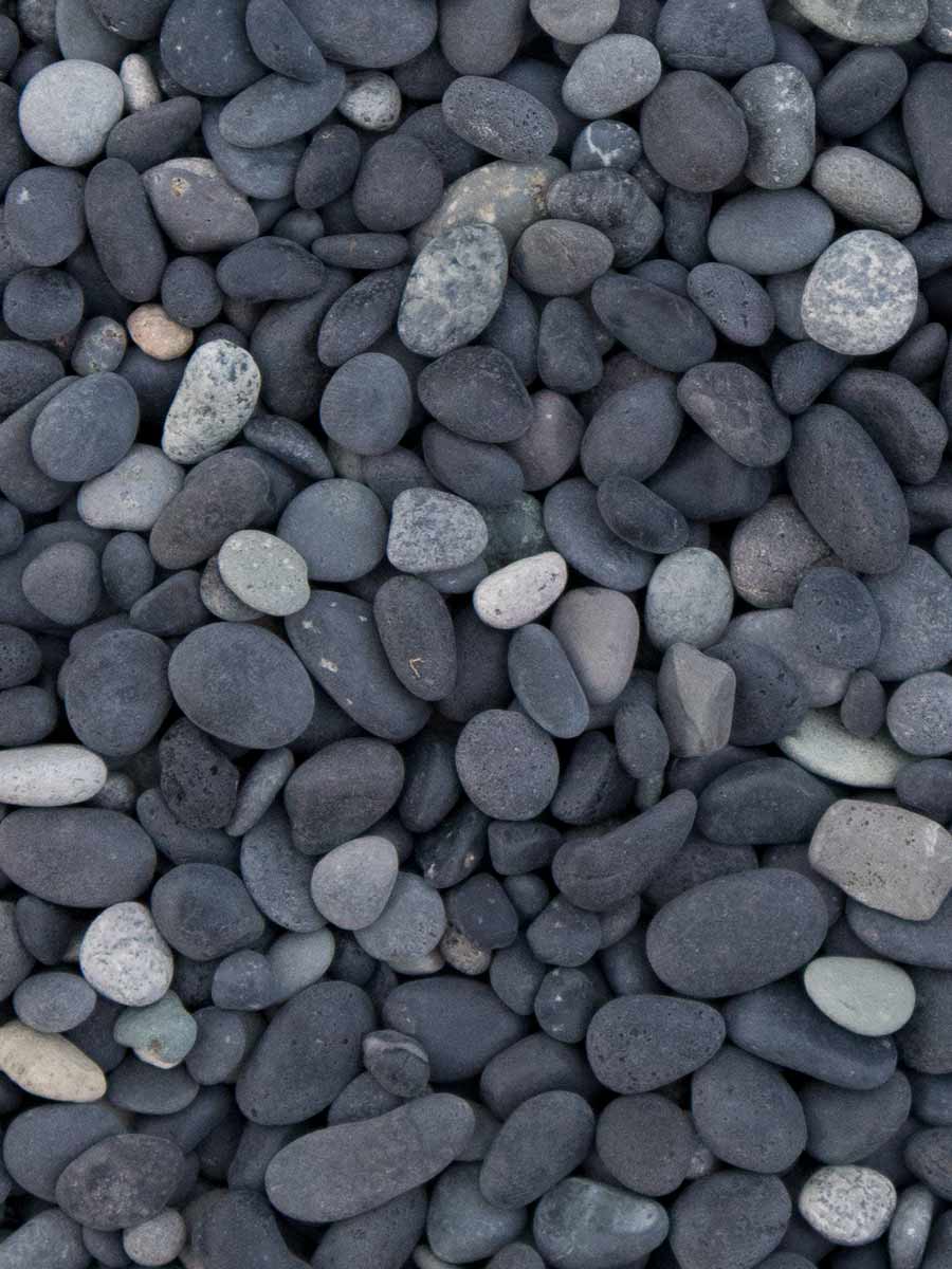 Beach pebbles zwart 8/16mm