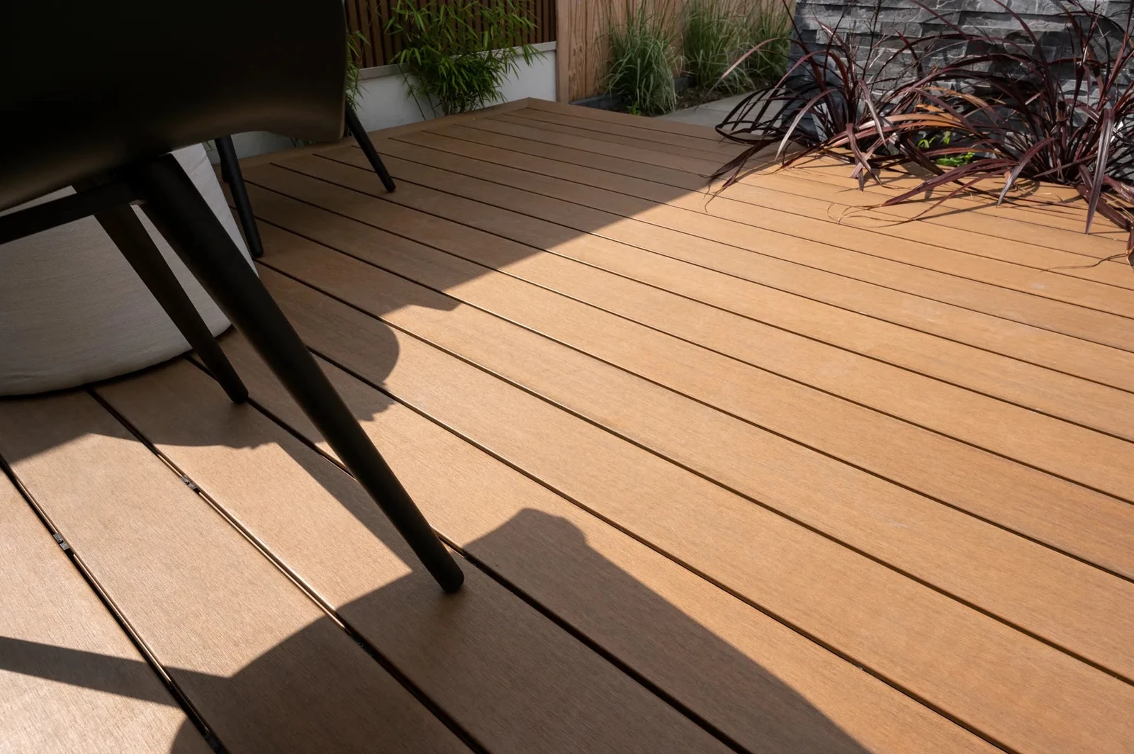 WPC Terrasplank Massief Premium 2,3x13,8x400cm Teak 13.8x2.3x400cm Bruin
