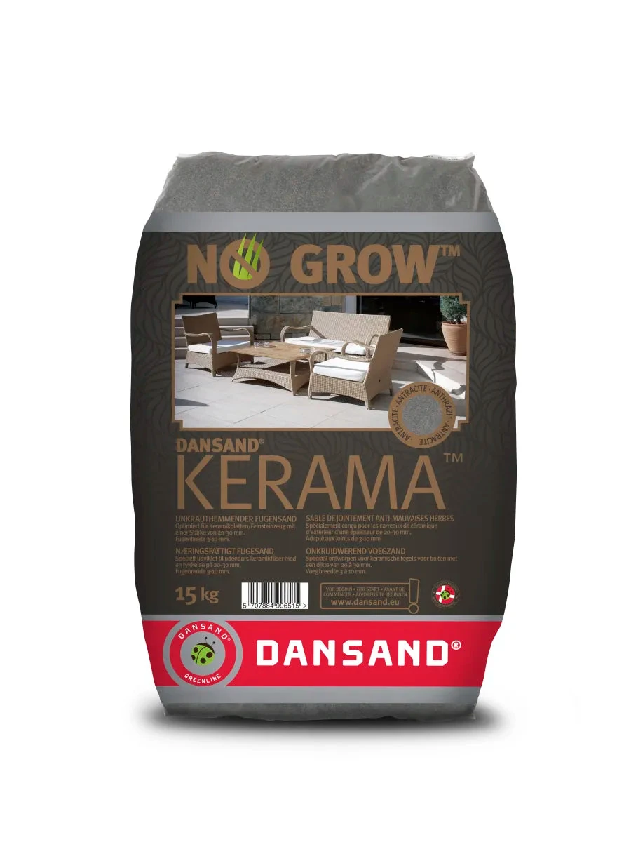 Dansand Kerama 15kg Voegbreedte 3-10mm Antraciet