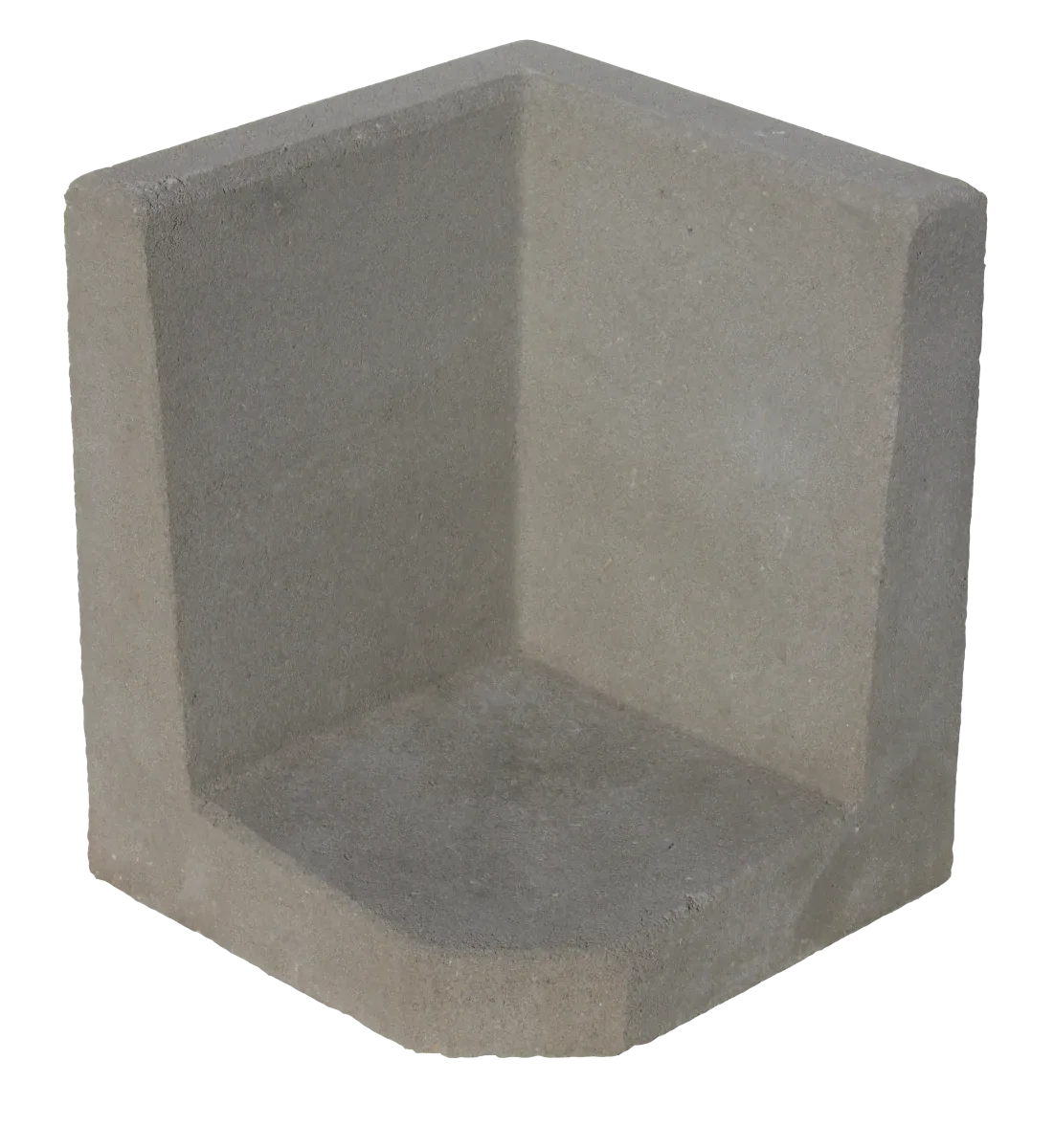 H) L-elementx8 40x50x40cm Grijs