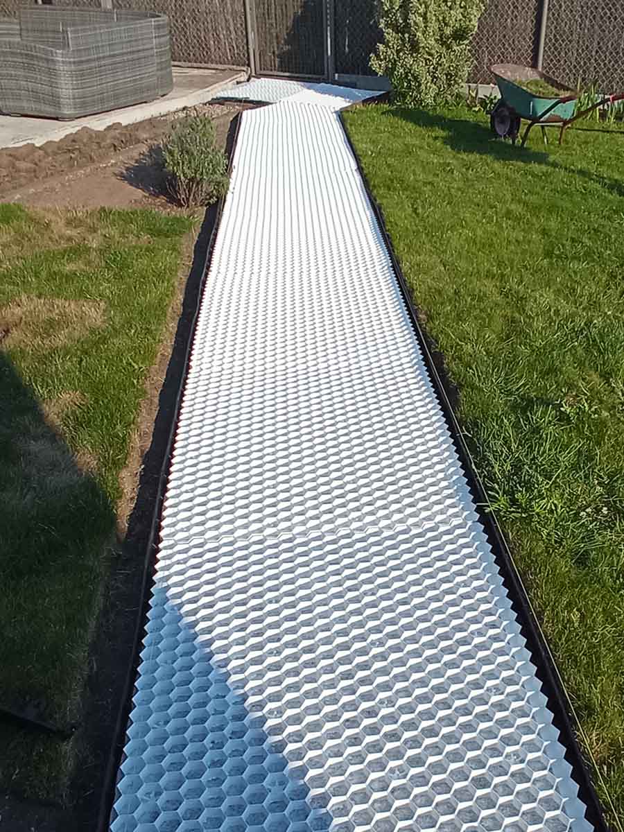 Grindplaten EuroGravel® PLUS wit per m²