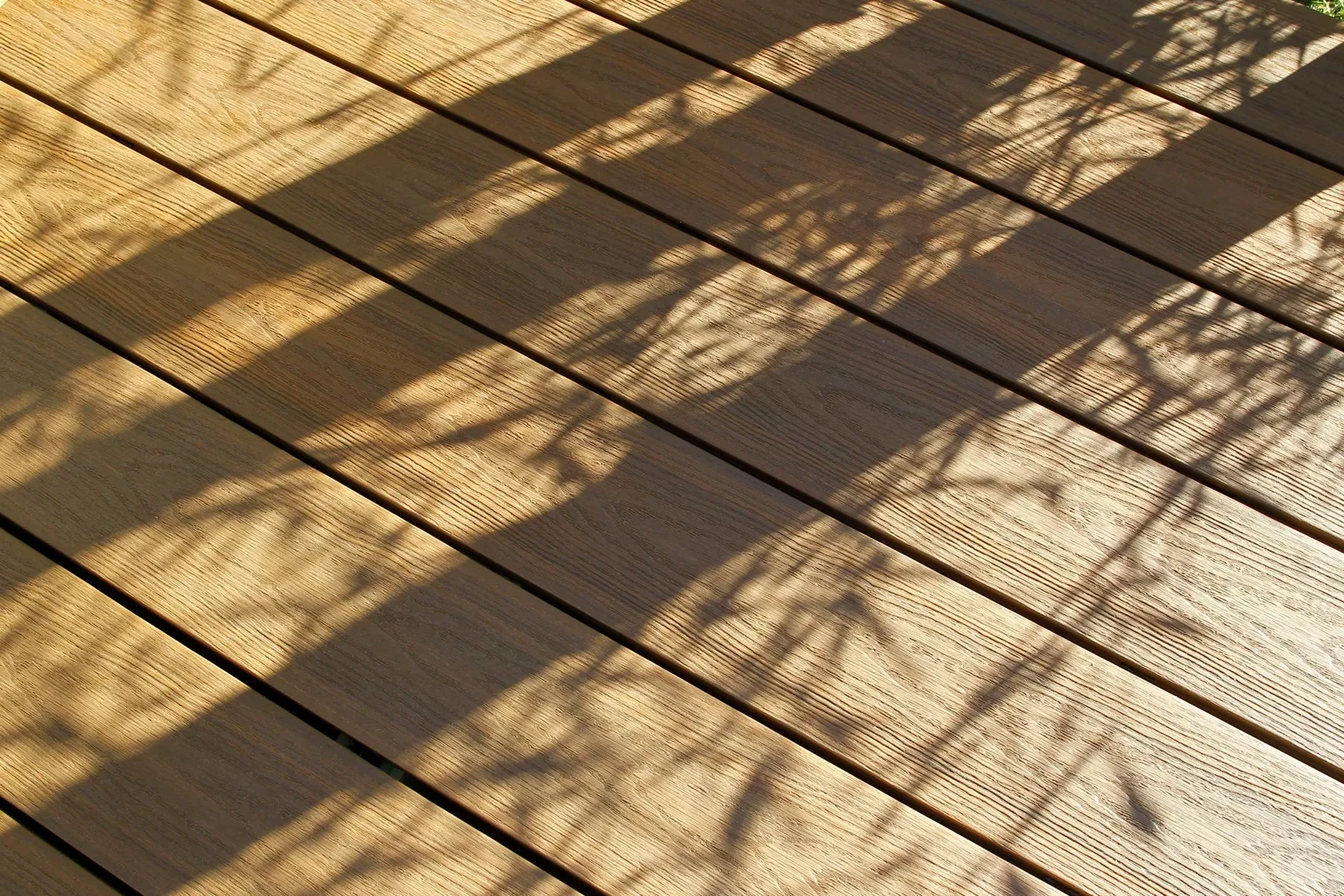WPC Terrasplank RHK Premium 2,3x21x400cm Teak 21x2.3x400cm Bruin