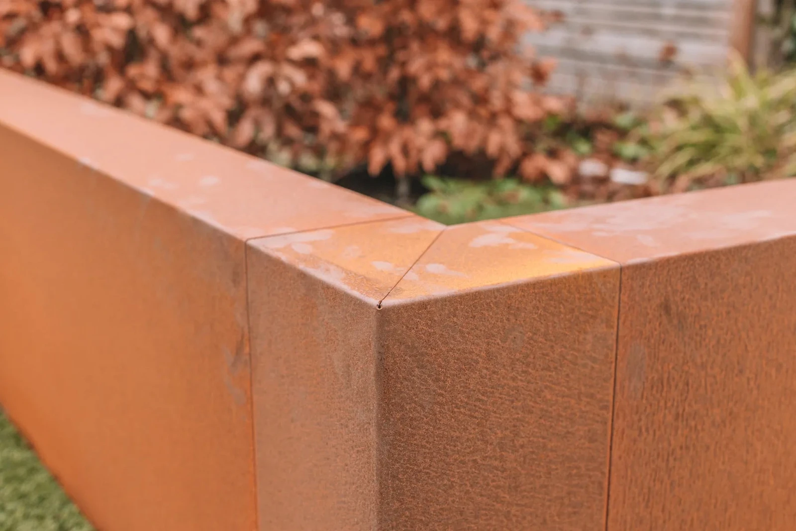 Overzetprofiel Muurblok Hoek Corten 15x45x20cm Bruin