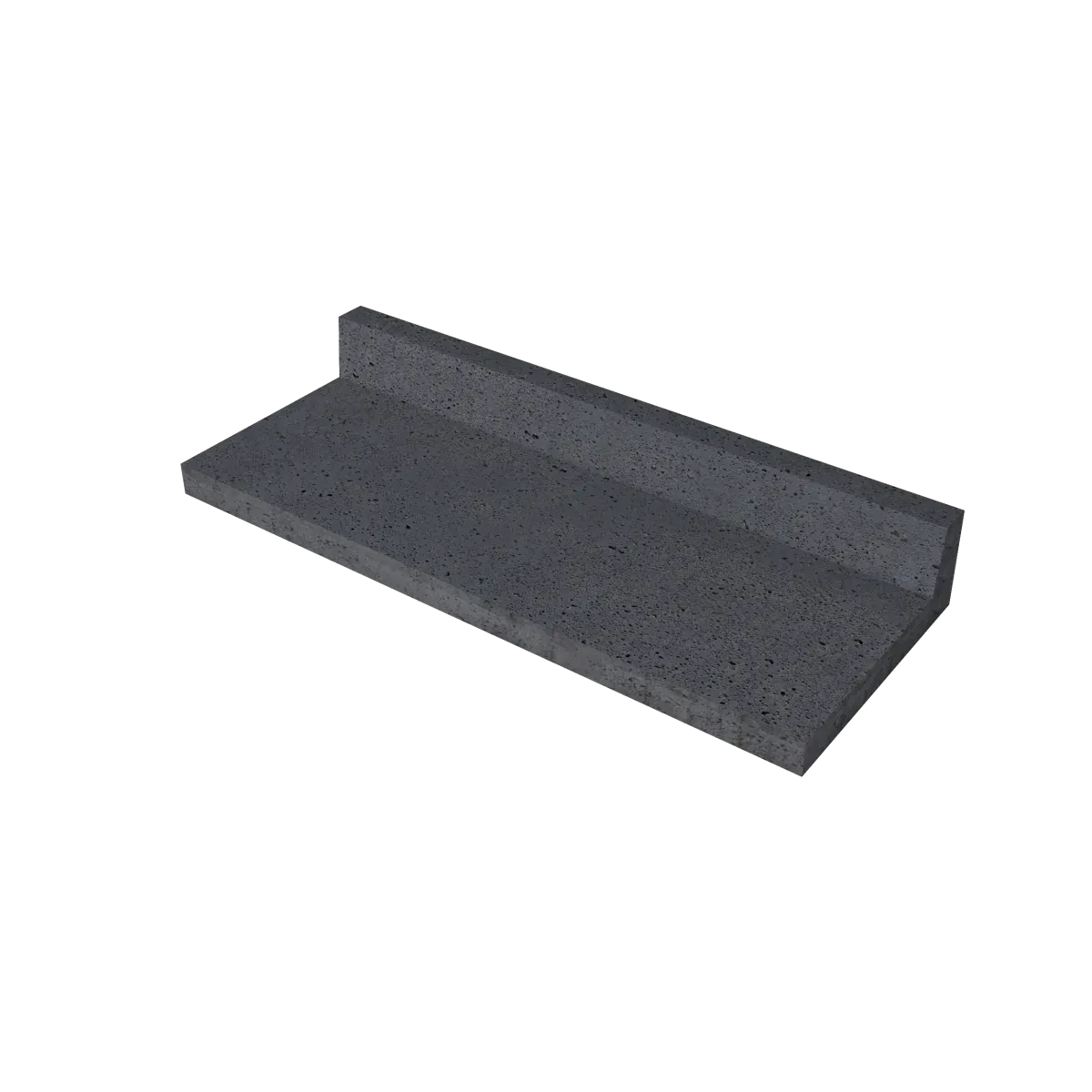 Schellevis Oudhollands Antraciet Traptrede L 100x40x15cm