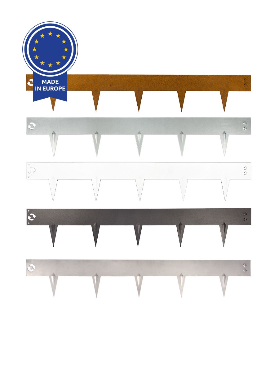 Multi-Edge METAL kantopsluiting 100x17,5cm Cortenstaal