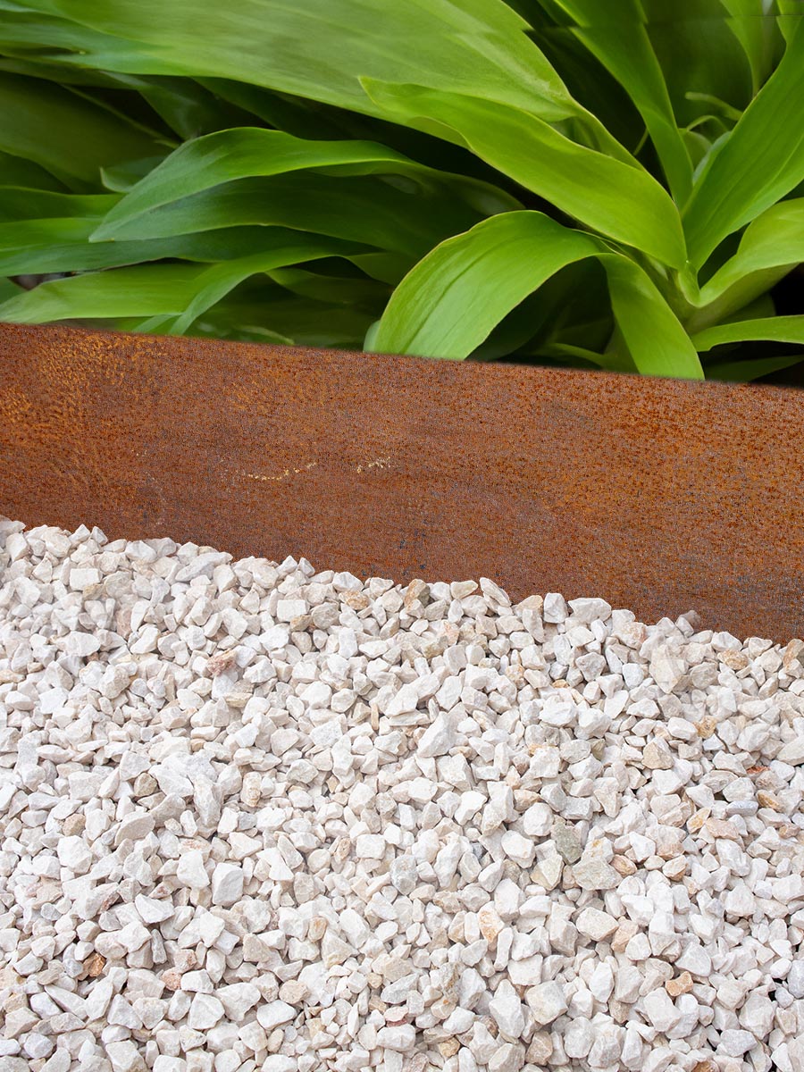 Multi-Edge METAL kantopsluiting 100x27,5cm Cortenstaal