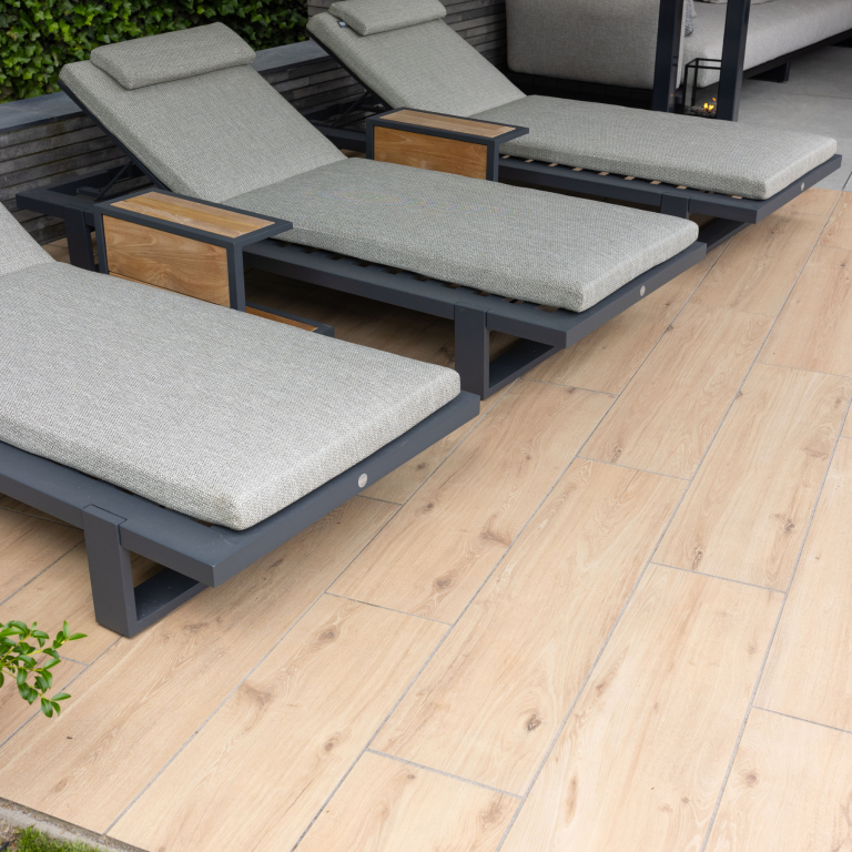 GeoCeramica® Eiken 30x120x4cm Natuurlijk