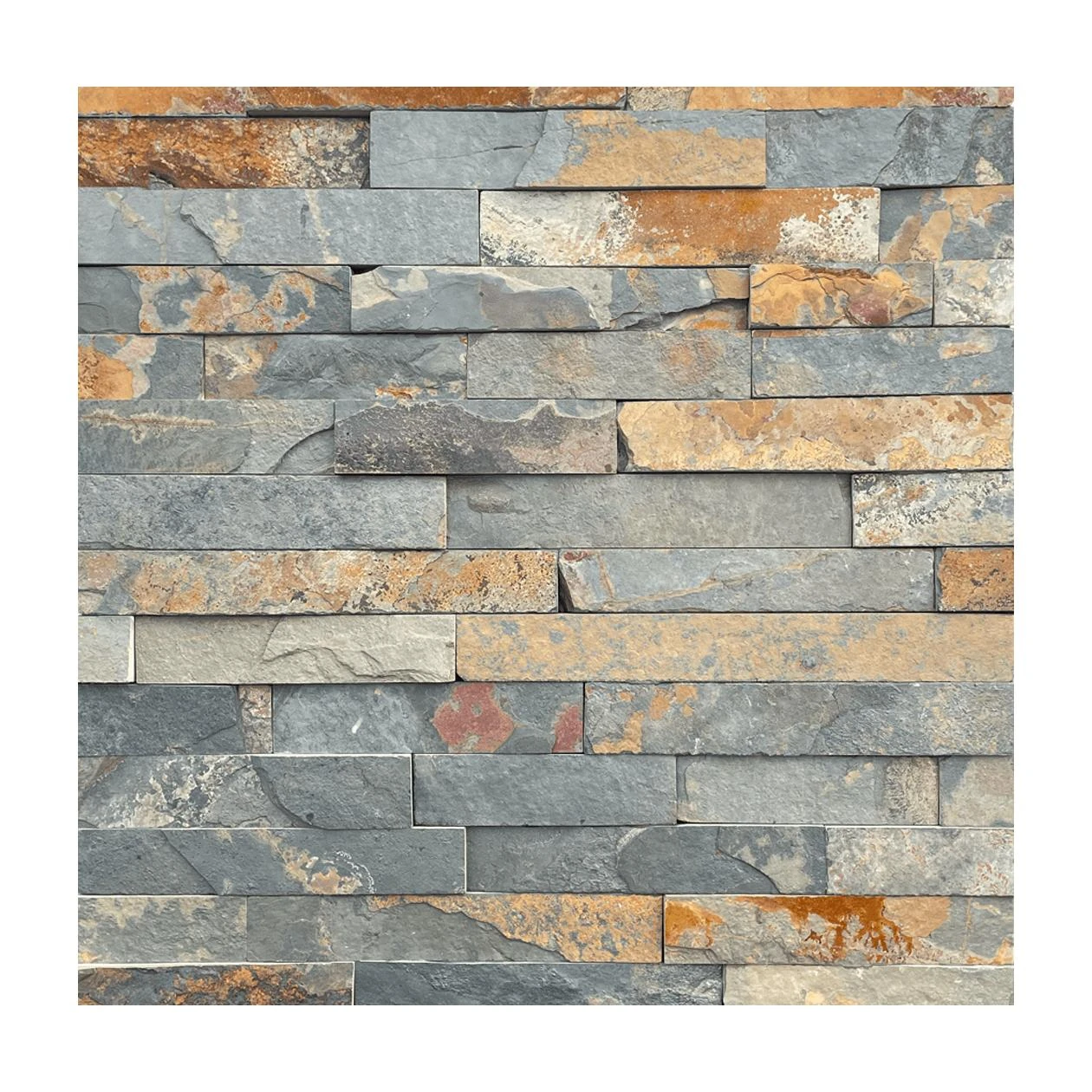 Stone Panels Rusty Slate 60x15x1,5-2,5 cm