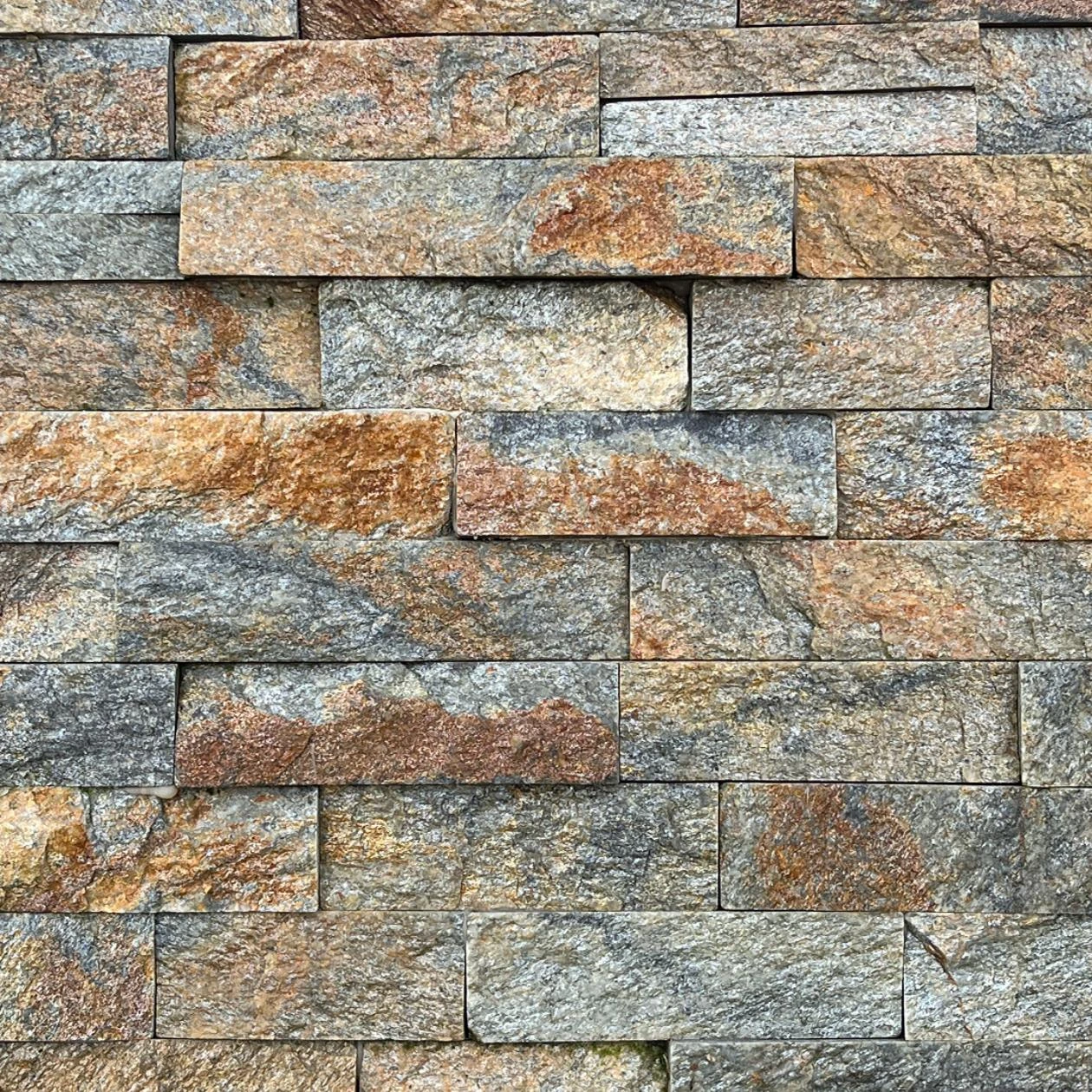 Stone Panels Rusty Quarzite 60x15x1,5-2,5 cm