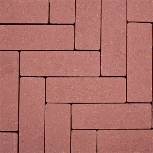 Strackstone Crown GRN+ Dikformaat vlak wijnrood KOMO PL2 8x7x21cm