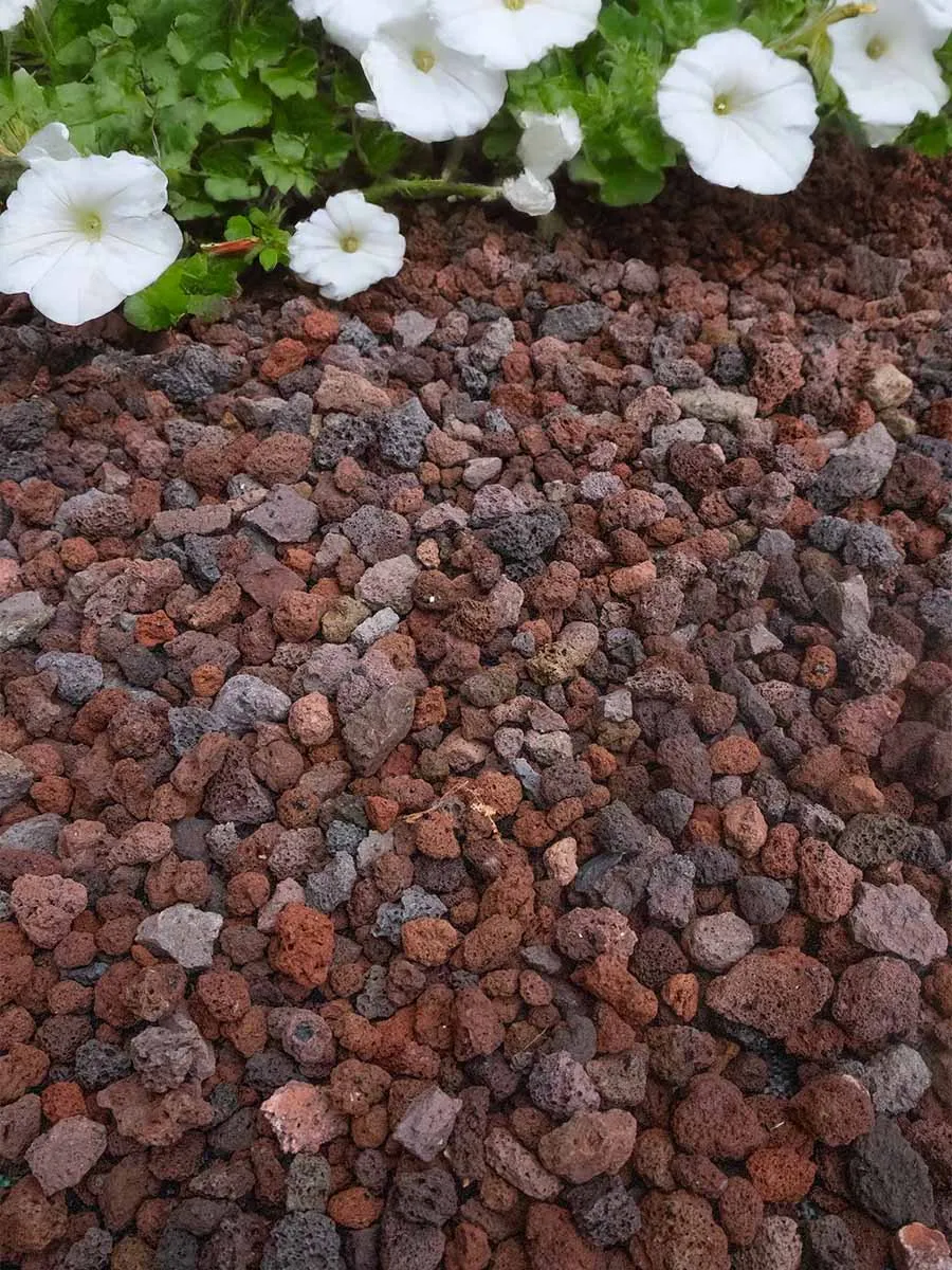Lava rood-bruin split