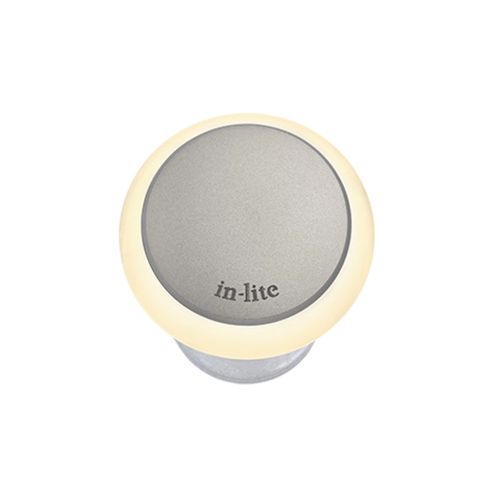 In-Lite Puck 22 LED grondspot 12V - Pearl Grey - Ø 22mm