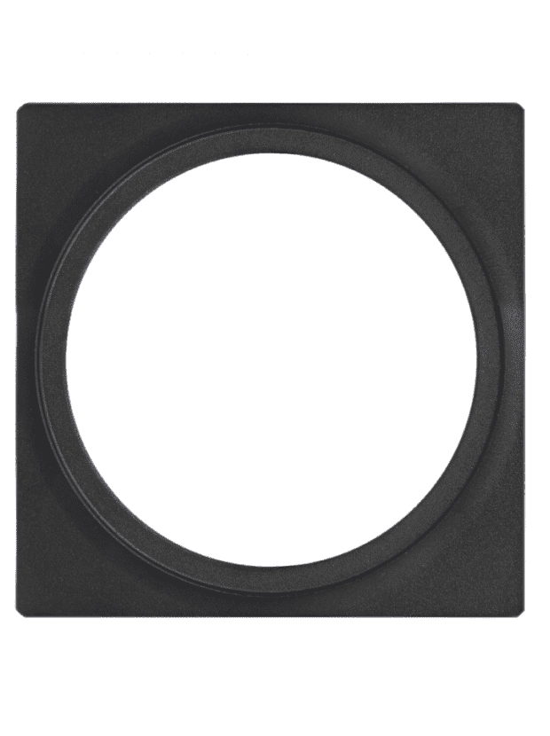 In-Lite PLATE 1 afdekplaat black voor Big Flux - Luna