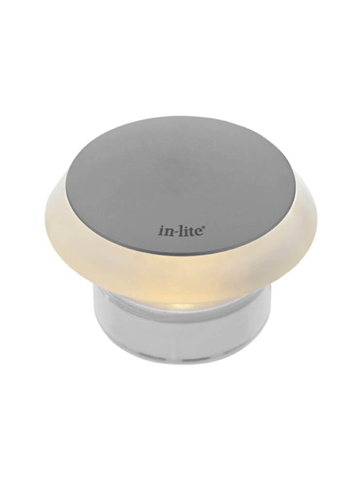 In-Lite Puck LED grondspot 12V - Pearl Grey - Ø 60mm