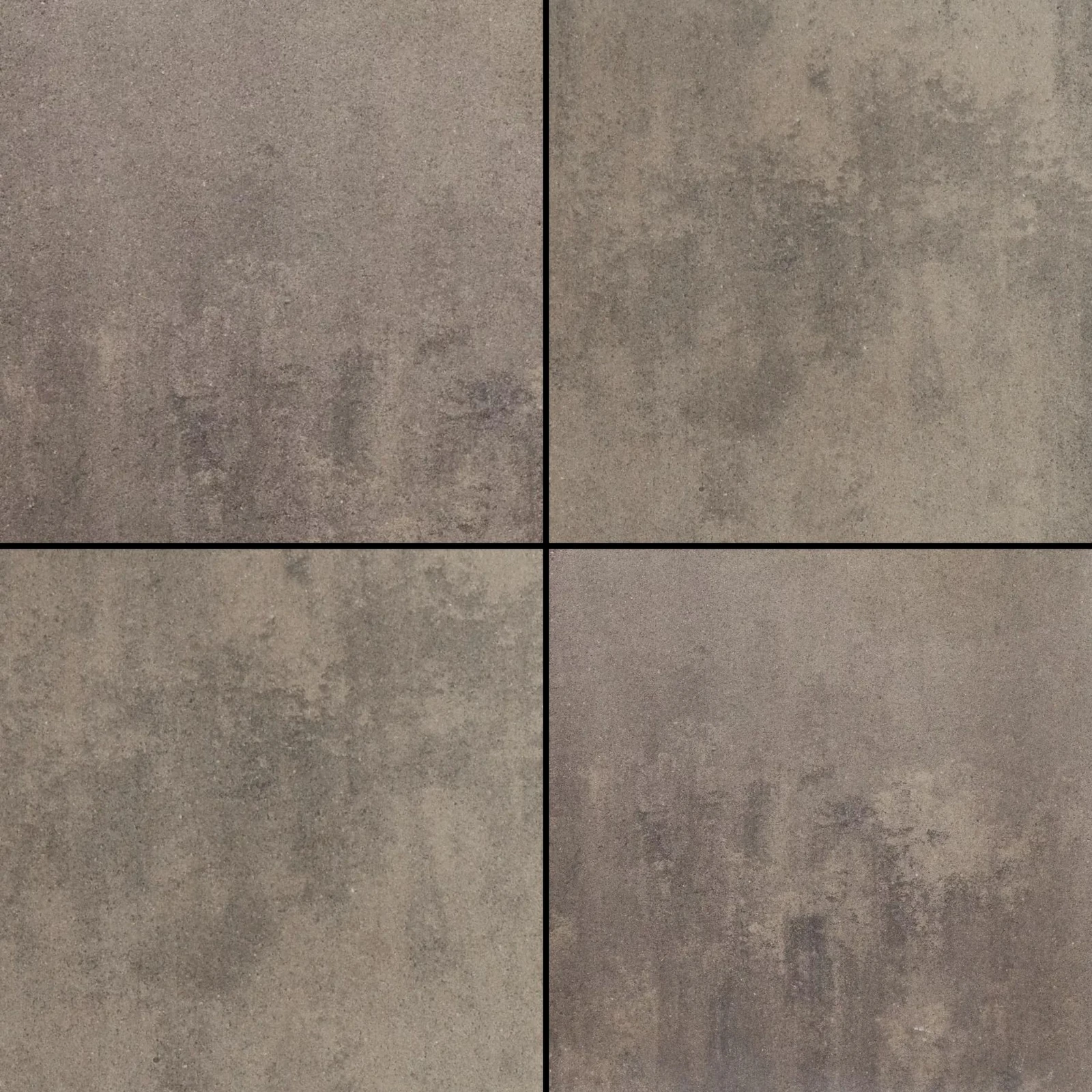 Serenio Midden grijs nuance 60x60x4cm