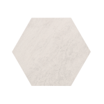Staptegel Hexagons Ø60x52x2 Quarzite Bianca