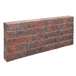 Splitted Rock 32x13x11 cm Brown/Black ongetrommeld (128 stuks per pallet)