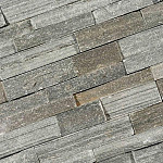 Stone Panels Grey Quarzite 60x15x1,5-2,5 cm (doos à 0,45 m2)