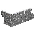 Stone Panels Grey Quarzite (40+20)x15x1,5-2,5 cm (1 hoek=1 set)