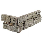 Stone Panels Rustic Silver (40+20)x15x3-4 cm (1 hoek=1 set)