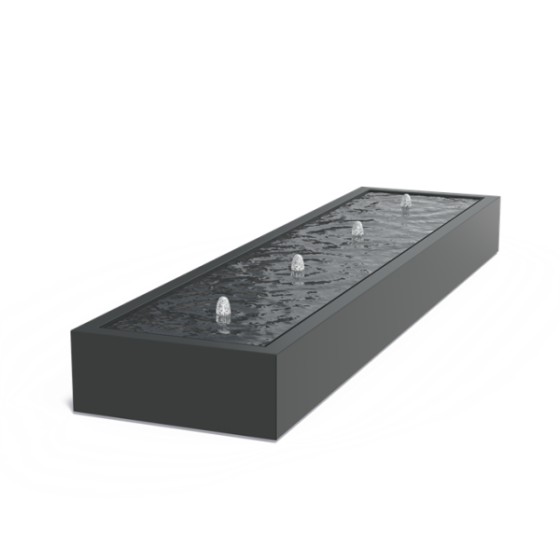 Watertafels standaard AB3 (4 fountains + LED)