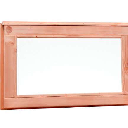 Douglas vast raam met melkglas 71,2x39cm Onbehandeld