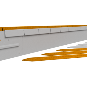 Flexline Borderrand Cortenstaal 10cm lengte 220cm incl. 3 grondpennen en verbindingsplaat