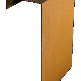 Corten Overzetstuk 500x450x150mm