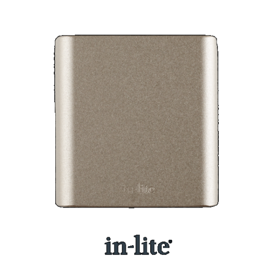 In-Lite Ace Down Wall 100-230V - Rosé Silver