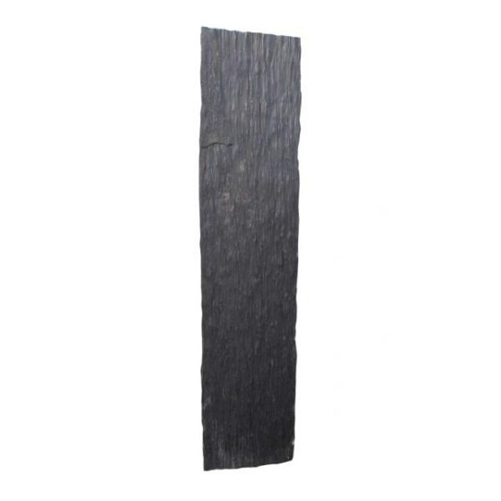 Decoplaat Black Pillar Premium 200x50x3/7 cm 2 gezaagde zijdes