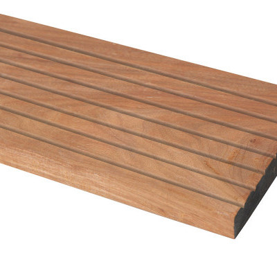 Hardhout Loopdekdeel enkel Profiel 2.8x14.5x245 cm