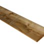 Fijnbezaagde plank douglas 180x14,5x1,6 cm Groen geïmpregneerd