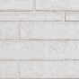 Beton-motiefplaat smal wit/grijs 26x4,8x184cm rotsmotief (F)