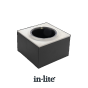 In-Lite BOX 1 montagebox rvs geschikt voor Luna - Big Flux