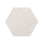 Staptegel Hexagons Ø60x52x2 Quarzite Bianca