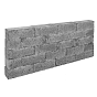 Splitted Rock 32x13x11 cm Grey/Black ongetrommeld (128 stuks per pallet)