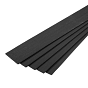 Ecoborder Plank 2 m x 14 cm x 1 cm BLACK (afname per omverpakking à 5 stuks)